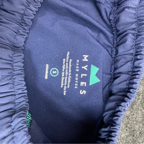 Myles Make Moves “Everyday Short” Color River Elastic Waistband Lightweight - Picture 4 of 5